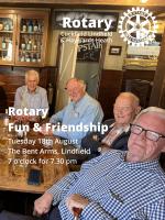 ROTARY MEETING AT THE BENT ARMS